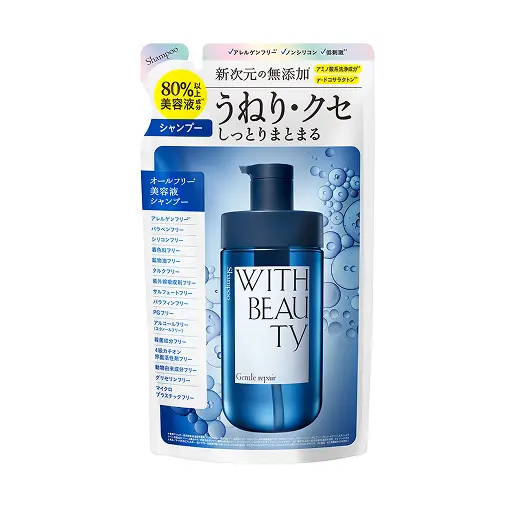 ウィズビューティ　ジェントルリペア　モイストシャンプー（詰め替え）400mL/￥1,210（税込）