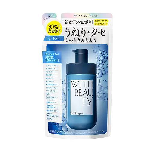 ウィズビューティ　ジェントルリペア　モイストトリートメント (詰め替え)400mL/￥1,210（税込）